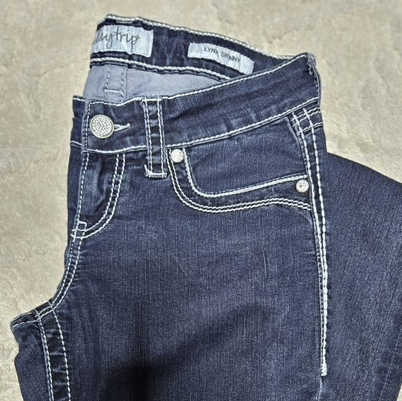 Daytrip Denim - Daytrip Boot Cut Jeans in Dark Blue